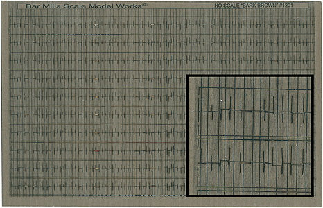 Bar Mills HO Scale Bark Brown 