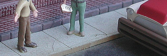 Bar Mills 300' Scale of HO Scale Sidewalk