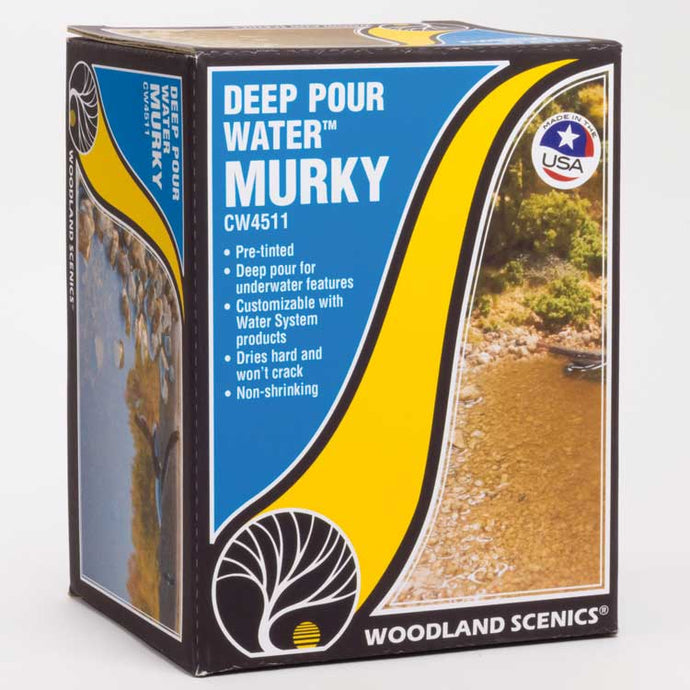 Woodland Scenics Deep Pour Water Murky 12oz. 355ml.