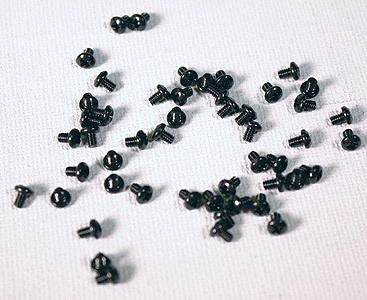 A-Line 2-56 x 1/8 Screws - Phillips Black Oxide pkg(50)