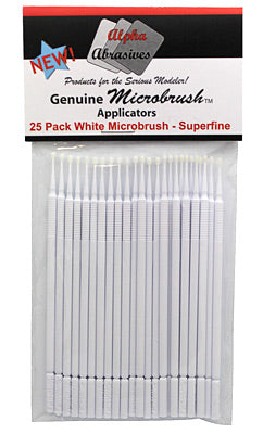 Flex-I-File Superfine Applicator Brush - Microbrush(R) - White pkg(25)