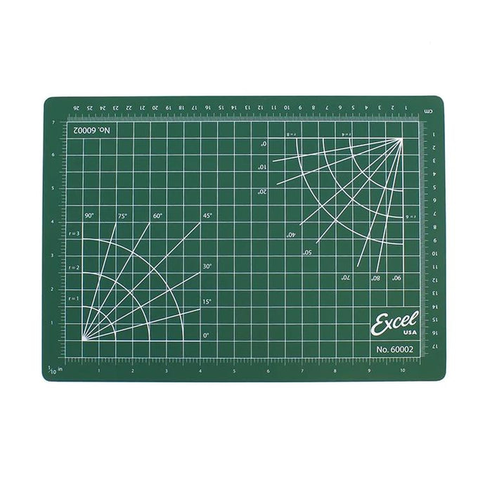 Excel Self-Healing Cutting Mat - Green - 8 x 12  20.3 x 30.5cm