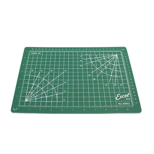 Excel Self-Healing Cutting Mat - Green - 8 x 12  20.3 x 30.5cm