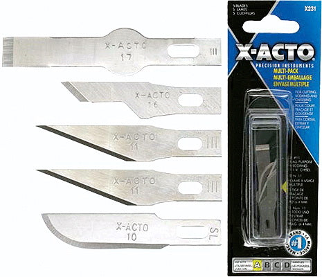 X-Acto #1 Blade Assortment Carded