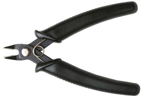 Excel Spring Loaded Soft Grip Pliers - Sprue Cutter (black)