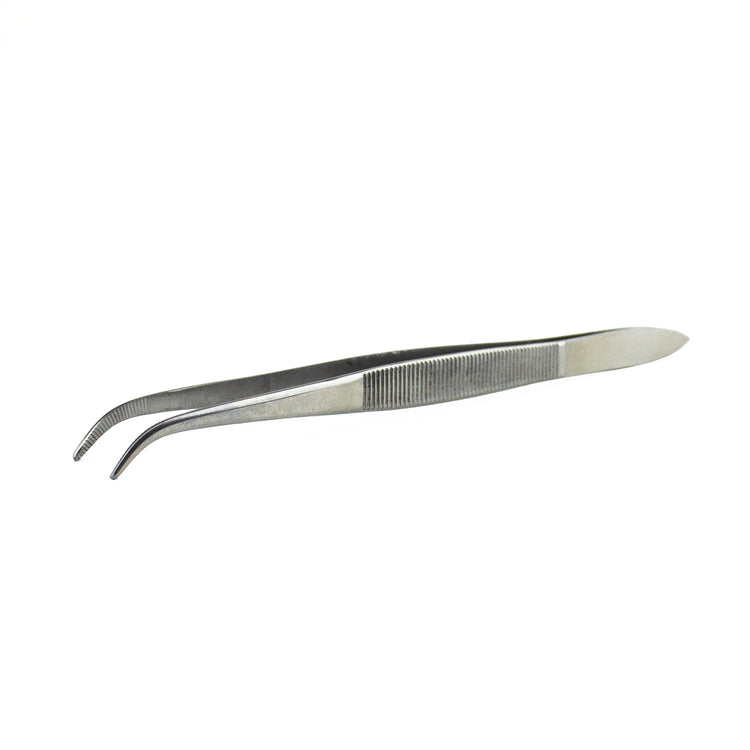 Chargez l&#39;image dans la visionneuse de la galerie, Excel Stainless Steel Tweezers - 4-1/2 Curved Point
