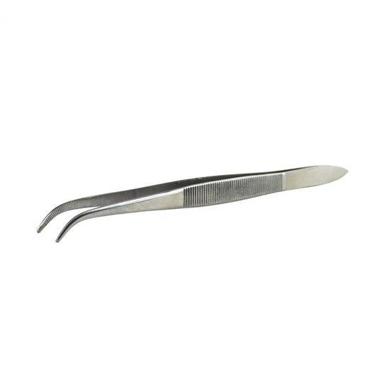 Excel Stainless Steel Tweezers - 4-1/2 Curved Point