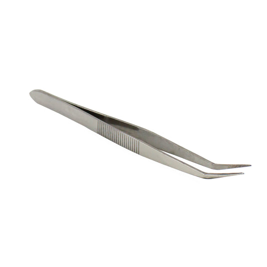 Excel Stainless Steel Tweezers - 4-1/2 Curved Point