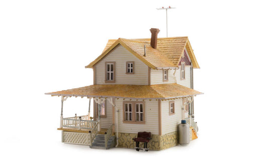 Woodland Scenics Corner Porch House - Built & Ready(R) Landmark Structures(R) -- Assembled