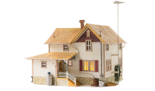 Woodland Scenics Corner Porch House - Built & Ready(R) Landmark Structures(R) -- Assembled