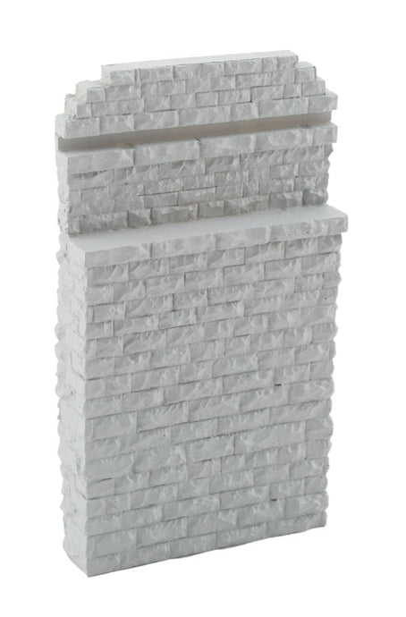 Walthers Cornerstone HO Single-Track Railroad Bridge Stone Abutment - Resin Casting -- Approximate Dimensions: 3-1/4 x 5/8 x 5-3/4  8.2 x 1.5 x 14.6cm