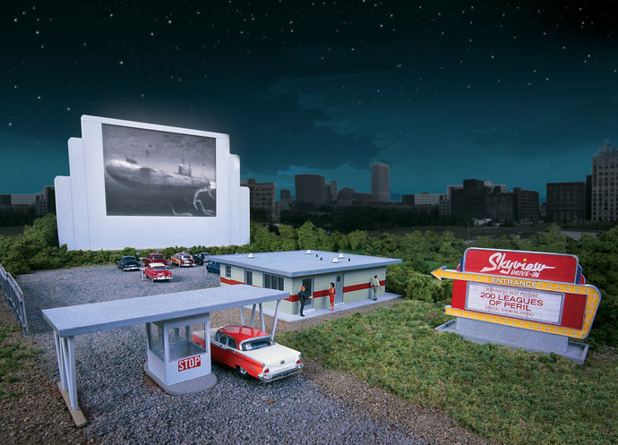 Walthers Cornerstone Skyview Drive-In Theater - Kit