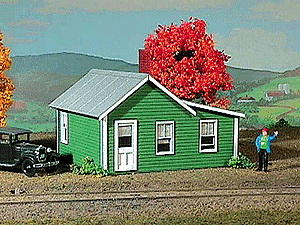 American Model Builders Company House - LASERkit(R) Xpress -- Kit - 2-3/4 x 2-1/2 x 2  7 x 6.4 x 5.1cm