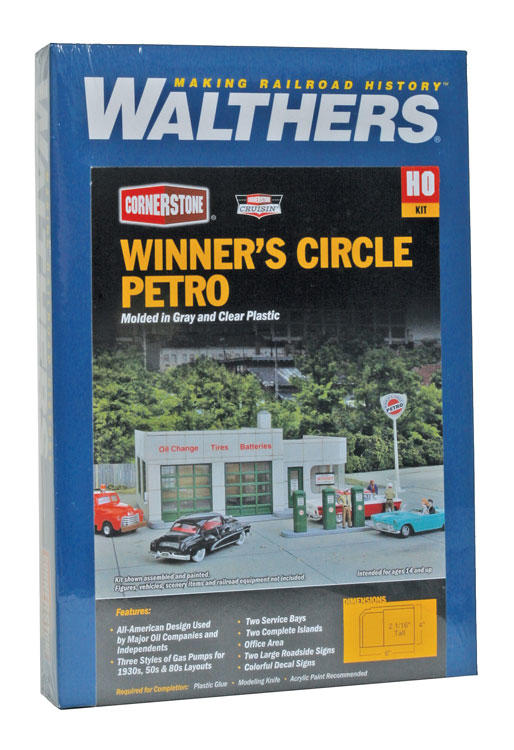 Walthers Cornerstone Winner's Circle Petro -- Kit - 4 x 6 x 2-1/16  10 x 15 x 5.8cm