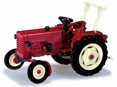 Herpa HO McCormick D326 Farm Tractor Red