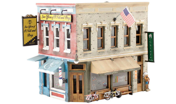 Woodland Scenics Main Street Mercantile - Landmark Structures(R) -- Kit - 4-3/16 x 2-3/4  10.6 x 7cm