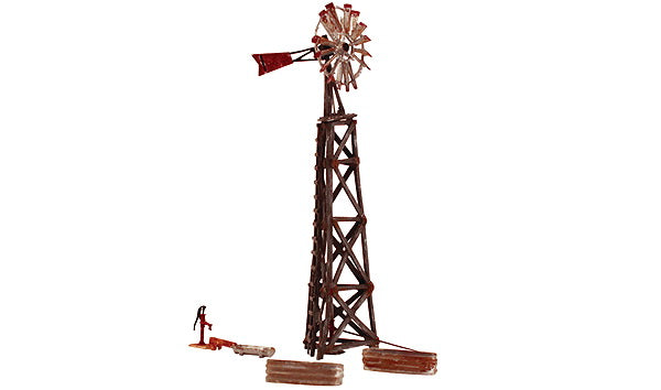 Woodland Scenics Old Windmill - Built-&-Ready Landmark Structures(R) -- Assembled - 3-3/8 x 2-3/16  8.6 x 5.6cm