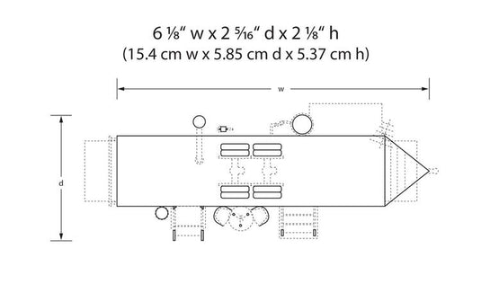 Woodland Scenics Sunny Days Trailer w/Lights - Built-&-Ready(R) Landmark Structure(R) -- Assembled