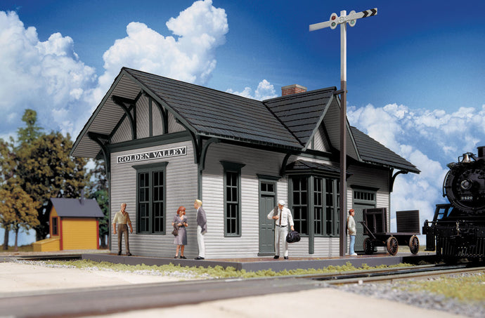 Walthers Cornerstone HO Golden Valley Depot - Kit