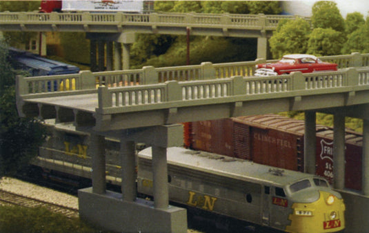 Rix Products Vintage Highway Overpass -- Kit - 50' Scale