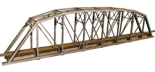 Central Valley 200' Single-Track Heavy-Duty Laced-Parker-Truss Bridge -- Kit - 28-1/4 x 3  71.8 x 7.6cm