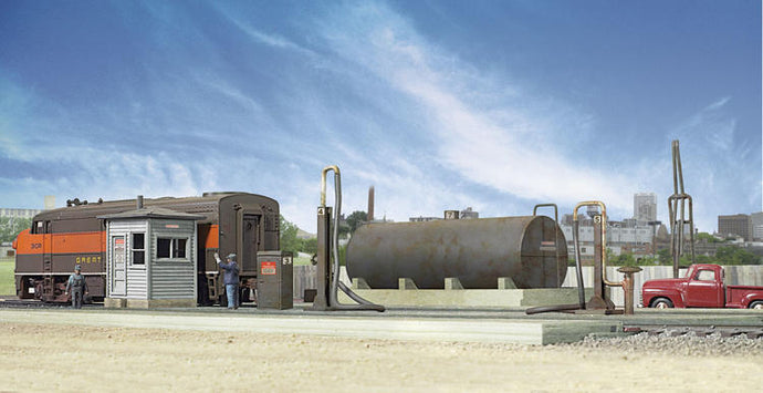 Walthers Cornerstone HO Diesel Fueling Facility - Kit