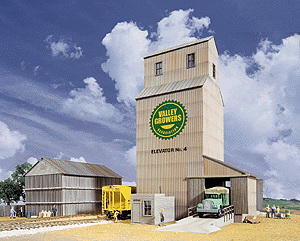 Walthers Cornerstone Valley Growers Association Steel Grain Elevator -- Kit