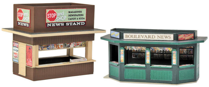 Walthers Cornerstone Newsstands - Kit pkg(2)