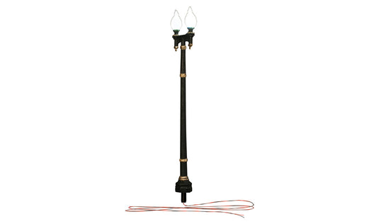 Woodland Scenics Just Plug Street Lights Double Lamp Post pkg(3)