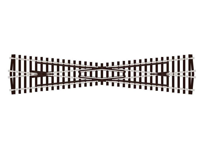 Peco HO Code 100 Streamline Crossing - Long Insulfrog - 12-Degree