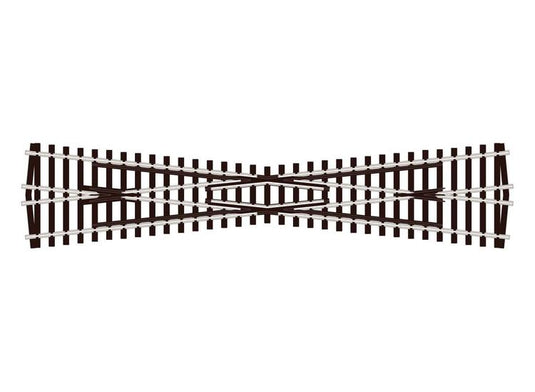 Peco HO Code 100 Streamline Crossing - Long Insulfrog - 12-Degree