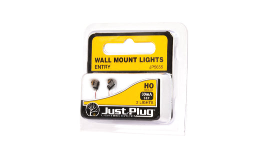 Woodland Scenics Just Plug Wall Mount Entry Light pkg(2)