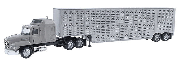 Herpa HO Mack CH 613 With 48' Livestock Trailer