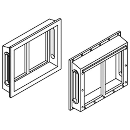 Athearn HO All-Weather Window Set, 2 Pane/Shallow/Angle(6)