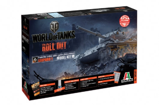 Italeri 1/35 World of Tanks Roll Out: Leopard I Tank w/In-Game Bonus Code