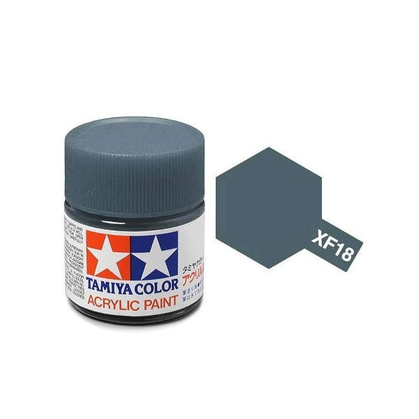 Tamiya Paint XF18 Flat Medium Blue 10ml.