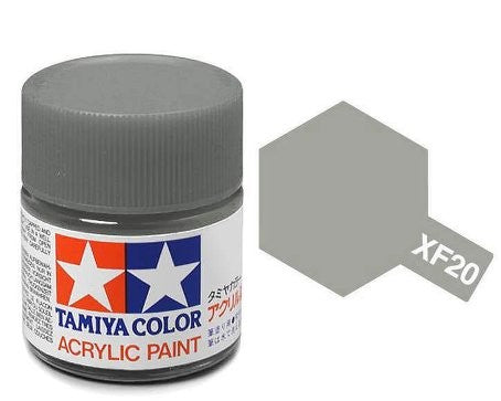 Tamiya Paint XF20 Flat Medium Grey 10ml.