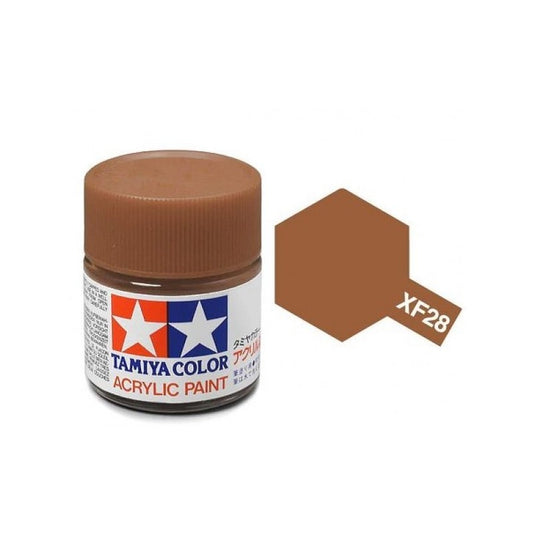 Tamiya Paint XF28 Flat Dark Copper 10ml.