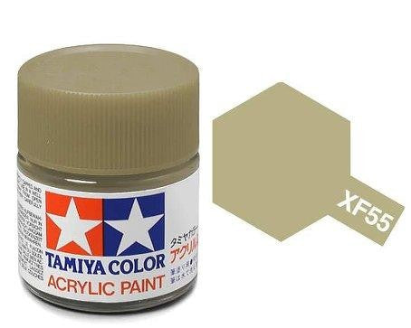 Tamiya Paint XF55 Flat Deck Tan 10ml.