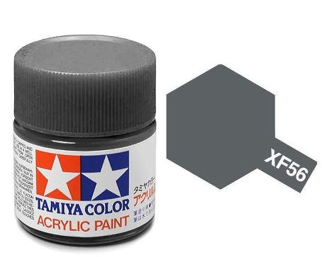 Tamiya Paint XF56 Flat Metallic Grey 10ml.