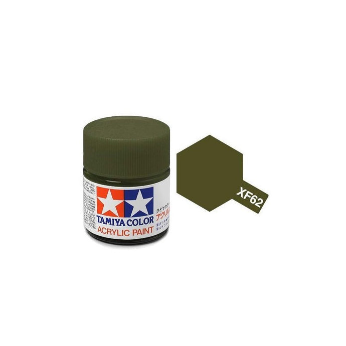 Tamiya Paint XF62 Flat Olive Drab 10ml.