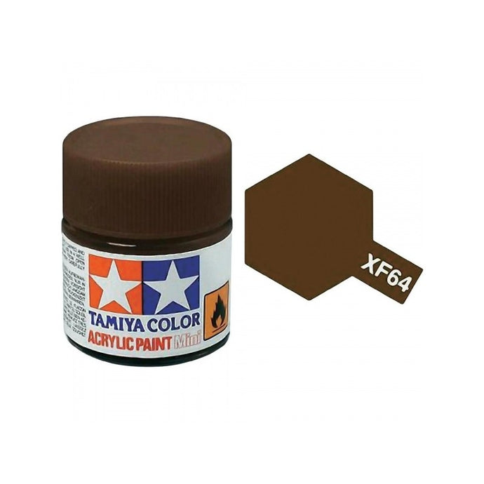 Tamiya Paint XF64 Flat Red Brown 10ml.