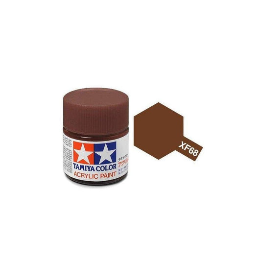 Tamiya Paint XF68 Flat Nato Brown 10ml.