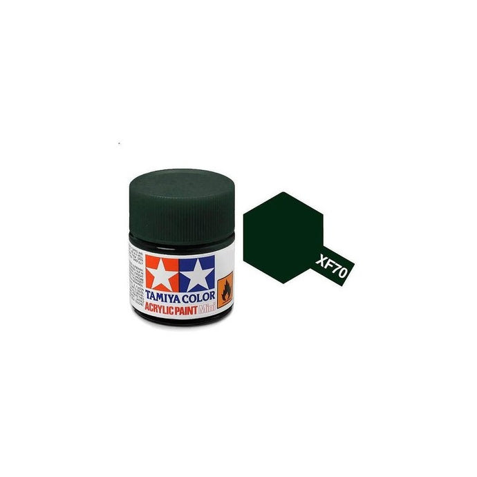 Tamiya Paint XF70 Flat Dark Green 2 10ml.