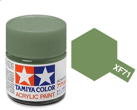 Tamiya Paint XF71 Flat Cockpit Green 10ml.