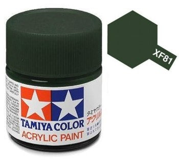 Tamiya Paint XF81 Flat Dark Green 2 (RAF) 10ml.