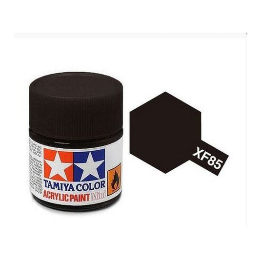 Tamiya Paint XF85 Flat Rubber Black 10ml.