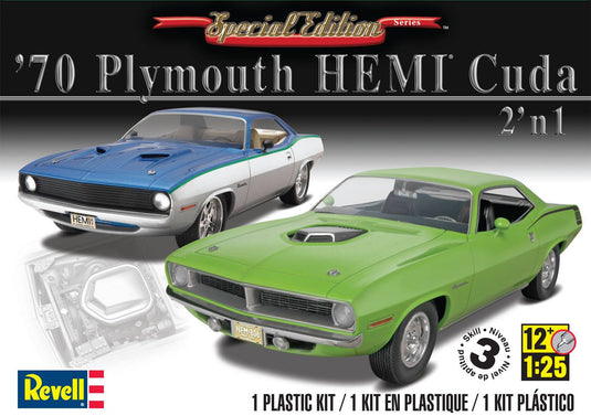 Revell 1/25 '70 Plymouth Hemi Cuda 2N1