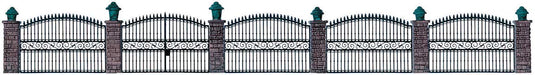 Walthers Cornerstone Wrought Iron Fence - Kit - 25-1/2