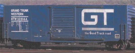 Kadee HO PS-1 50' Boxcar with 10' Door - Grand Trunk Western 309144